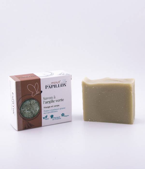 Savon argile verte